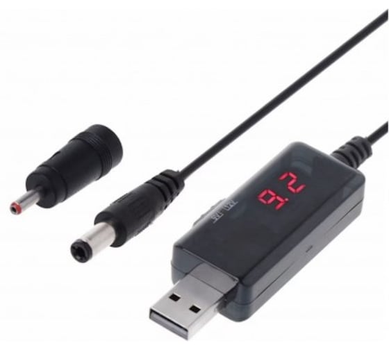 Кабель USB KS-is DC 5В на DC 9В/12В (KS-915C) KS-915C-1