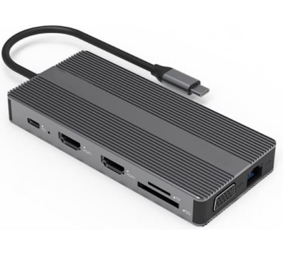 Док станция KS-is USB-C 12 в 1 KS-734