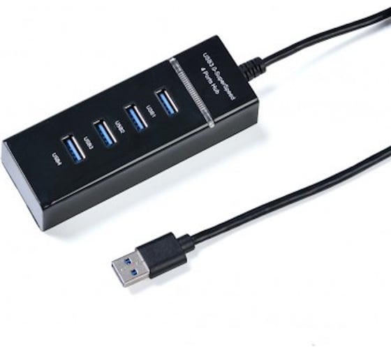 USB хаб KS-is 4xUSB 2.0 F в USB 2.0 Type A M KS-727 1