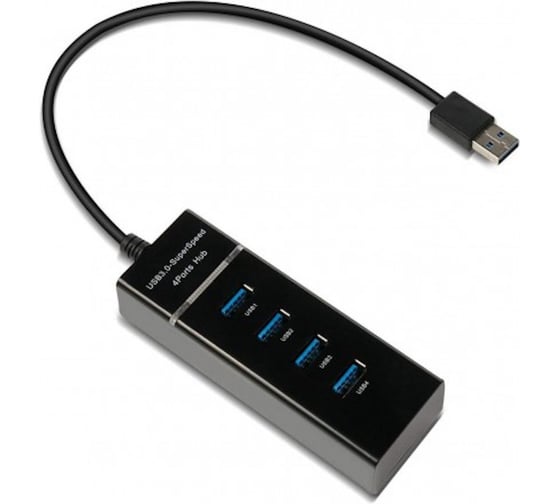 USB хаб KS-is 4xUSB 3.0 F в USB 3.0 Type A M (KS-533) KS-533-1