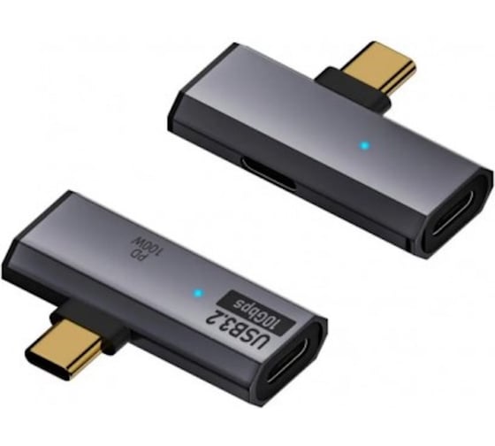 Адаптер KS-is USB-C 2 в 1 USB-C, PD KS-854C