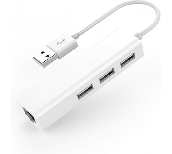 Адаптер с USB хабом KS-is USB RJ45 LAN KS-311