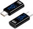 Адаптер переходник KS-is USB-C M в USB-C F, с дисплеем KS-860 1