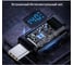 Адаптер переходник KS-is USB-C M в USB-C F, с дисплеем KS-860 5