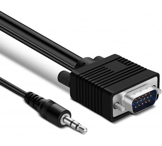 Кабель премиум KS-is VGA 15M AUX 3.5мм на VGA 15M AUX 3.5мм (KS-499) KS-499-2