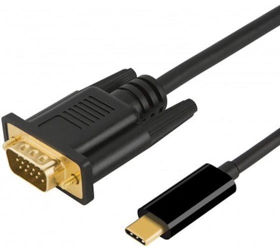 Кабель KS-is USB-C на VGA 1.8м KS-415
