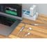 Адаптер KS-is USB-C M в Lightning F + PD F для передачи аудио и зарядки () KS-838Gr-D 3