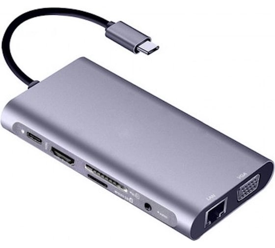 Док станция KS-is USB-C 10 в 1 () KS-701