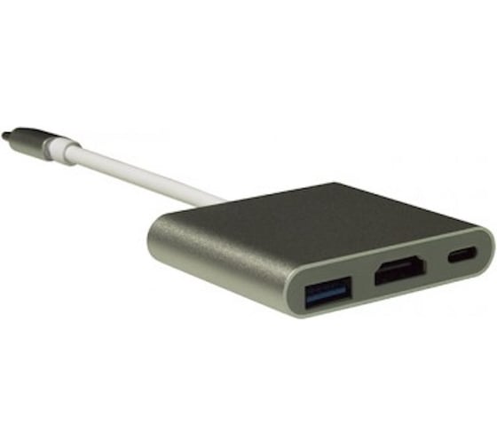 Переходник KS-is USB-C в HDMI 3 в 1 () KS-342