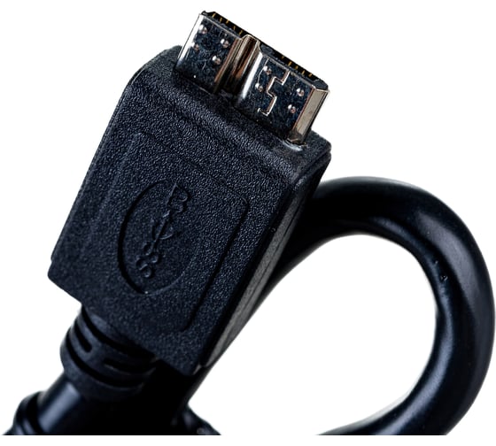 Соединительный кабель Mirex USB 3.0 AM-microBM 0,3 метра, двойной экран 13700-AMCR03U3