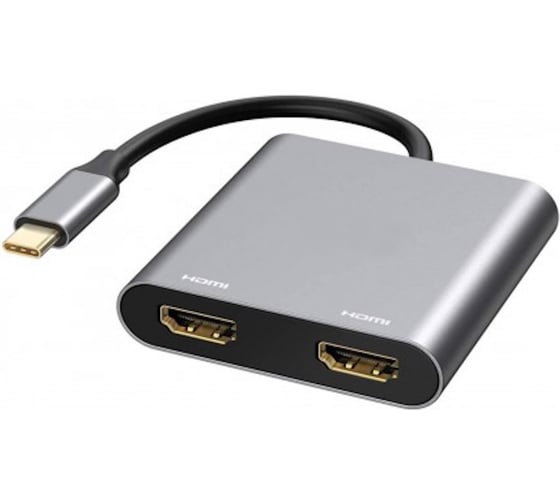 Адаптер KS-is USB Type-C M, 2xHDMI KS-927