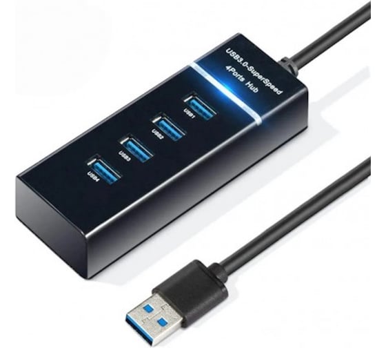 USB хаб KS-is 1xUSB 3.0 3xUSB 2.0 F в USB 3.0 Type A M 1м KS-532A1
