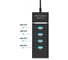 USB хаб KS-is 1xUSB 3.0 3xUSB 2.0 F в USB 3.0 Type A M 1м KS-532A1 2