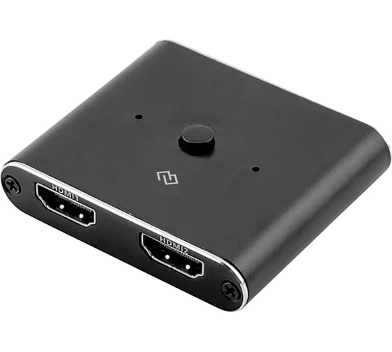 Переключатель аудио-видео DIGMA HDMI (f)/HDMI (f)/HDMI (f) черный (D-HSW-V2.0X2) 2045287 1