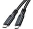 Кабель KS-is TH3 USB-C F - USB-C M, 8K, 20 Гбит/с, 240 Вт, 5 м, черный KS-564L2B-5 1