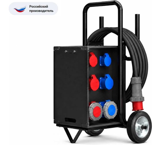 Щит с розетками переносной EVEREST EVOL 0721-0930-402
