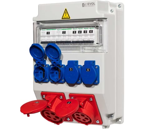 Щит с розетками навесной Combox 11 EVOL 01020091