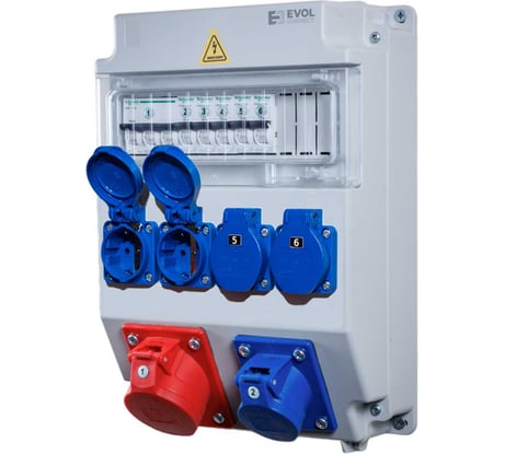 Щит с розетками навесной Combox 11 EVOL 01020071