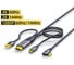 Кабель KS-is HDMI - угловой USB Type-C, 4K, 2 м KS-877АH-2 1