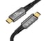 Кабель KS-is USB-C M USB-C M витая пара, 40Gbps, 240W, 1.5м, черный KS-564P 3