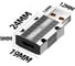 Адаптер KS-is USB C F в USB A M () 10Gbps KS-379P-S 4