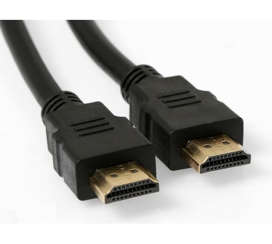 Кабель HDMI Windigo HDMI(m)-HDMI(m), v 1.4, 10 м, позол разъемы, феррит кольца, 3D, 4K, черный 5698343