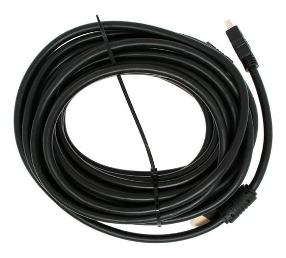 Кабель HDMI Windigo HDMI(m)-HDMI(m), v 1.4, 10 м, позол разъемы, феррит кольца, 3D, 4K, черный 5698343