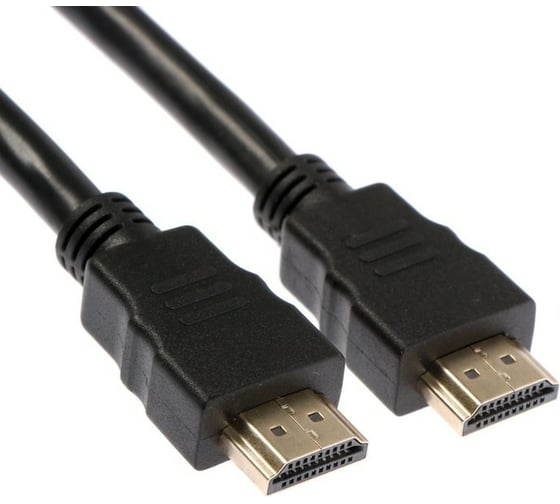 Кабель HDMI Windigo HDMI-HDMI, v 1.4, 1 м, позолоченные разъемы, 3D, 4K, черный 5698337 1