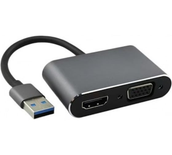 Адаптер KS-is USB 3.0 - HDMI+VGA, FL2000 KS-488DP
