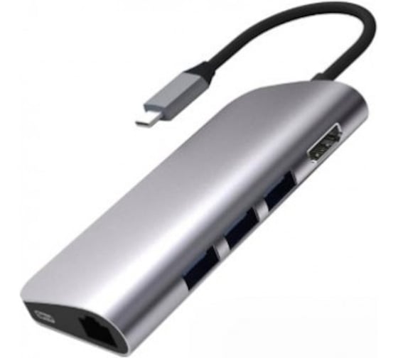 Док-станция KS-is USB-C, 8 в 1 KS-031D