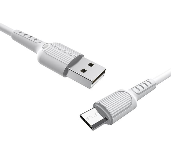 Кабель USB Borofone BX16 для Micro USB, 2.0A, длина 1м, белый 762154