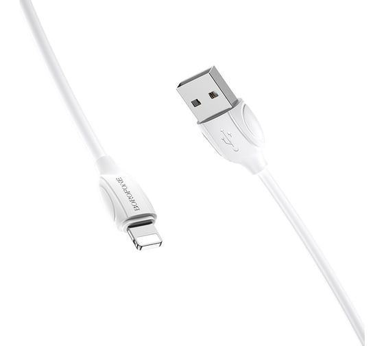 Кабель USB Borofone BX19 для Lightning, 2.4A, длина 1м, белый 821379 1