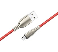 Кабель USB Borofone BX45 для Lightning, 2.4А, длина 1м, красный 821380