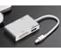 Адаптер переходник KS-is 4-в-1 miniDP M на DP/HDMI/DVI/VGA F KS-781 4