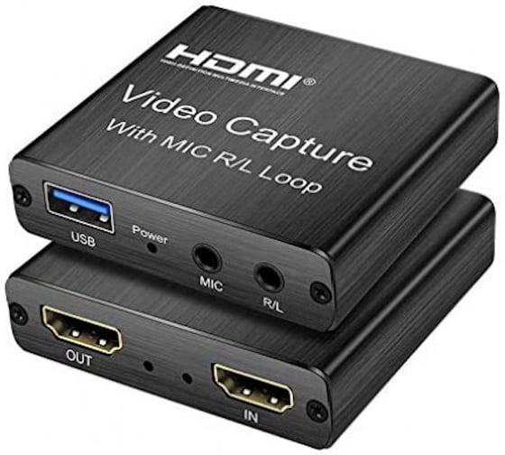 Адаптер видеозахвата KS-is HDMI USB loop mic KS-515