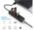 Адаптер KS-is USB 3.0 RJ45 Gigabit LAN с USB хабом KS-405 4
