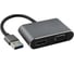 Адаптер KS-is USB 3.0 в HDMI+VGA чип 9125 KS-488D 1