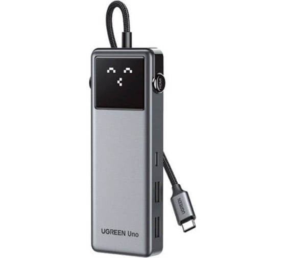 Хаб UGREEN CM888 6-in-1 USB-C Hub With 3*USB-A&USB-C&HDMI&USB-C PD. Цвет: серый космос 75177_