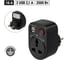 Тройник для розетки с USB TDM ELECTRIC поворотный 250В 16А + 2USB 2.1A SQ1806-0184 2