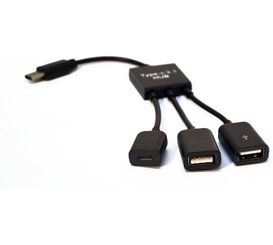 USB-C OTG адаптер хаб KS-is KS-319 1