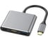 Адаптер KS-is USB-C M в USB/HDMI/PD F премиум KS-is KS-342P 1
