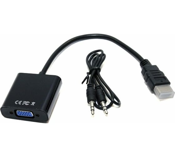 Кабель-адаптер 5bites HDMI M - VGA F with AUDIO, 0.15м AP-020