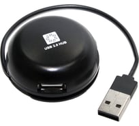 Концентратор 5bites 4 порта USB 2.0, черный HB24-200BK