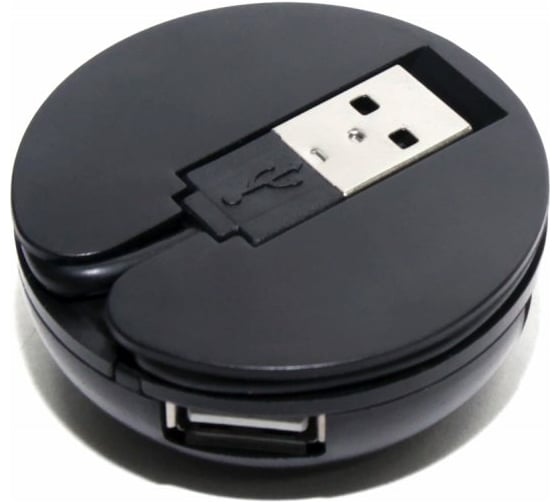 Концентратор 5bites 4 порта USB 2.0, черный HB24-200BK