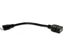 Кабель-адаптер USB 2.0 5bites USB AF мама - USB 2.0 micro 5pin папа OTG UA-AF-MICRO5-OTG