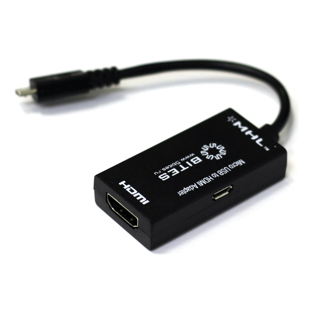 Кабель-адаптер 5bites MHL USB microB - HDMI 0.1м UA-HHFM-MHL - выгодная ...