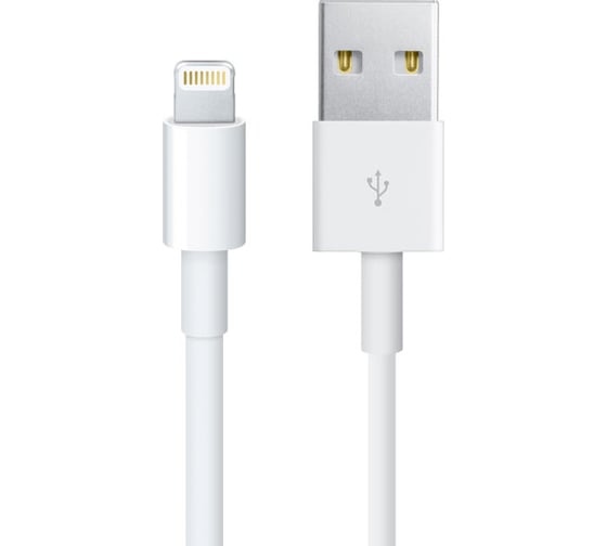 Кабель для зарядки и передачи данных 5bites USB - Lighting, 1м, белый UC5005-010WH 1