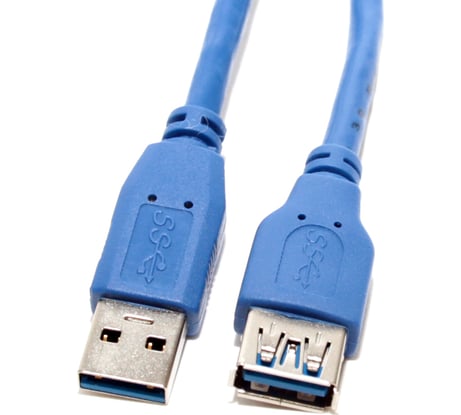 Кабель 5bites USB 3.0 AM - USB 3.0 AF, 1.8м UC3011-018F