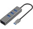 USB-хаб KS-is 4xUSB 3.0 F/USB 3.0 Type-A M, металлический корпус KS-533M 1