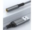 Кабель-адаптер USB KS-is Type A в AUX премиум KS-898P 3